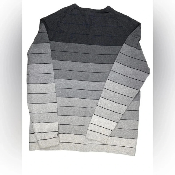 Michael Kors Grey Striped Sweater Size XL - Picture 5 of 7